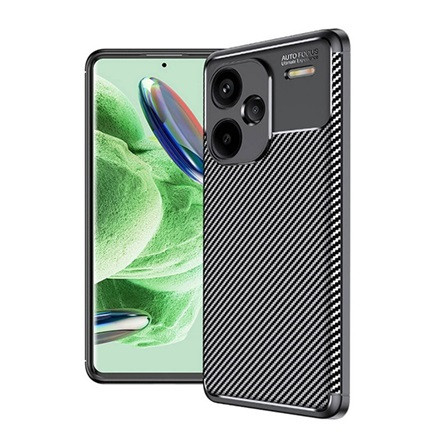 Gigapack Redmi Note 13 Pro Plus 5G Gigapack Szilikon telefonvédő ütésállóság, karbon minta, FEKETE