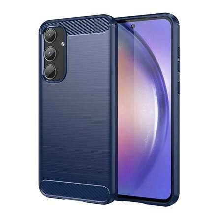 Gigapack Samsung A55 5G Gigapack Szilikon telefonvédő ütésállóság, karbon minta, SÖTÉTKÉK