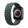 Dux Ducis Apple Watch Series 10 42mm DUX DUCIS BL pótszíj egyedi méret, mágneses, SÖTÉTZÖLD