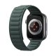 Dux Ducis Apple Watch Series 10 42mm DUX DUCIS BL pótszíj egyedi méret, mágneses, SÖTÉTZÖLD