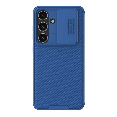 Nillkin Samsung S24 5G NILLKIN CAMSHIELD PRO szilikon telefonvédő ütésállóság, csíkos, SÖTÉTKÉK