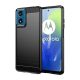 Gigapack Motorola Moto E14 4G Gigapack Szilikon telefonvédő ütésállóság, karbon minta, FEKETE