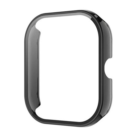 Gigapack Redmi Watch 4 GIGAPACK Műanyag keret ütésálló + kijelzővédő üveg FEKETE