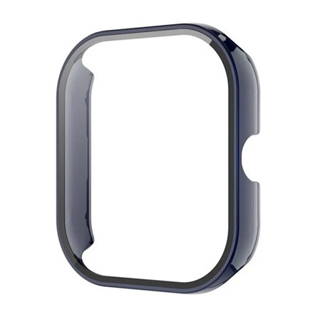 Gigapack Redmi Watch 4 GIGAPACK Műanyag keret ütésálló + kijelzővédő üveg SÖTÉTKÉK