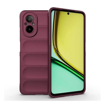 Gigapack Realme C67 4G Gigapack Szilikon telefonvédő ütésállóság, 3D, BORDÓ