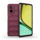 Gigapack Realme C67 4G Gigapack Szilikon telefonvédő ütésállóság, 3D, BORDÓ