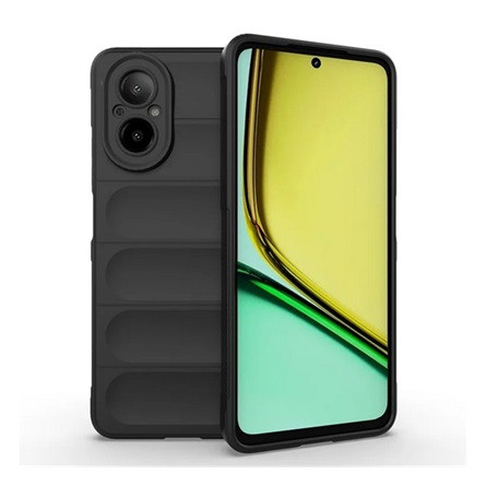 Gigapack Realme C67 4G Gigapack Szilikon telefonvédő ütésállóság, 3D, FEKETE