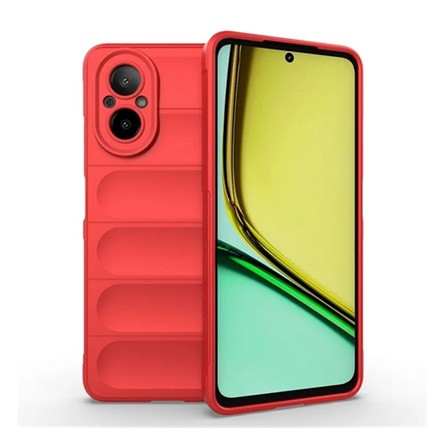 Gigapack Realme C67 4G Gigapack Szilikon telefonvédő ütésállóság, 3D, PIROS