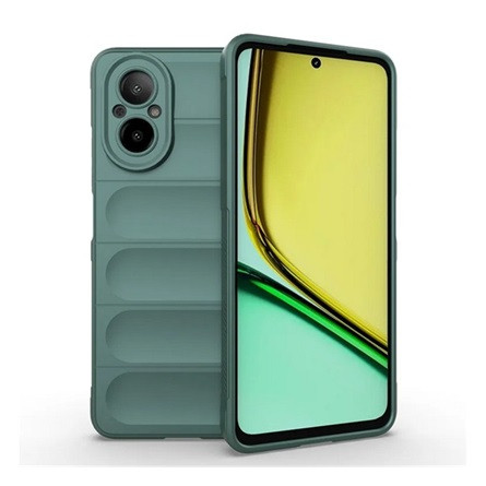 Gigapack Realme C67 4G Gigapack Szilikon telefonvédő ütésállóság, 3D, SÖTÉTZÖLD