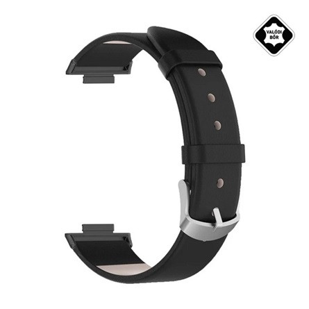 Gigapack Xiaomi Smart Band 8 Pro Gigapack Pótszíj egyedi méret, valódi bőr, FEKETE