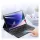 Dux Ducis Samsung Tab S9 FE LTE DUX DUCIS TK bluetooth billentyűzet + touch pad asztali tartó, ceruza tartó, FEKETE