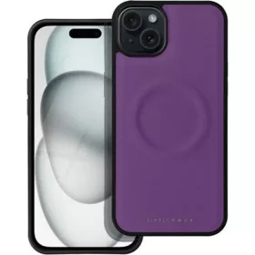   Roar iPhone 15 Plus ROAR MAG MORNING szilikon telefonvédő ECO bőr hatású, MagSafe, LILA