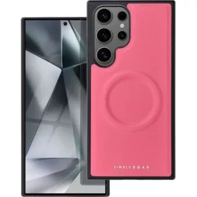   Roar Samsung S24 Ultra ROAR MAG MORNING szilikon telefonvédő ECO bőr hatású, MagSafe, RÓZSASZÍN