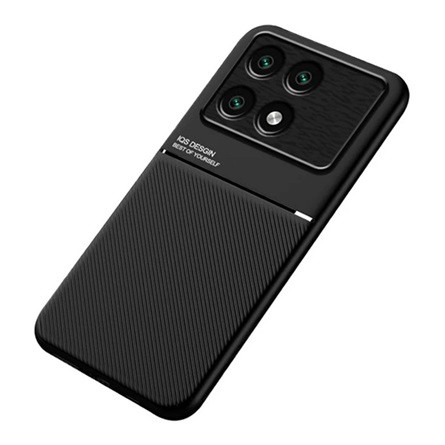 Gigapack Xiaomi Poco X6 Pro 5G Gigapack Szilikon telefonvédő ütésállóság, csíkos, FEKETE