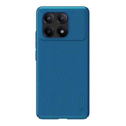 Nillkin Xiaomi Poco X6 Pro 5G NILLKIN SUPER FROSTED műanyag telefonvédő gumírozott, érdes felület, SÖTÉTKÉK