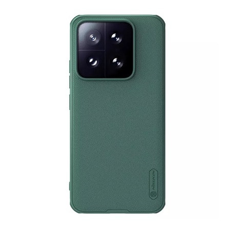 Nillkin Xiaomi 14 5G NILLKIN SUPER FROSTED PRO műanyag telefonvédő ütésállóság, érdes felület, SÖTÉTZÖLD