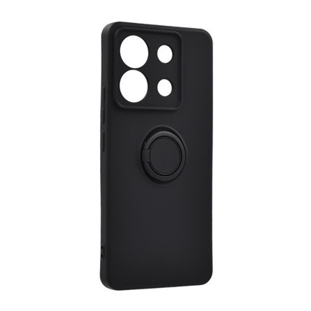 Gigapack Xiaomi Poco X6 5G Gigapack Szilikon telefonvédő tartógyűrű, kameravédő, FEKETE