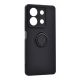 Gigapack Redmi Note 13 5G Gigapack Szilikon telefonvédő tartógyűrű, kameravédő, FEKETE
