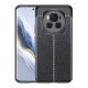 Gigapack Honor Magic6 Pro 5G Gigapack Szilikon telefonvédő ütésállóság, varrás minta, FEKETE