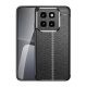 Gigapack Xiaomi 14 5G Gigapack Szilikon telefonvédő ütésállóság, varrás minta, FEKETE