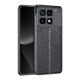 Gigapack Xiaomi Poco X6 Pro 5G Gigapack Szilikon telefonvédő ütésállóság, varrás minta, FEKETE