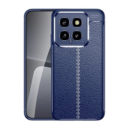 Gigapack Xiaomi 14 5G Gigapack Szilikon telefonvédő ütésállóság, varrás minta, SÖTÉTKÉK