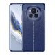 Gigapack Honor Magic6 Pro 5G Gigapack Szilikon telefonvédő ütésállóság, varrás minta, SÖTÉTKÉK