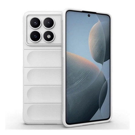 Gigapack Xiaomi Poco X6 Pro 5G Gigapack Szilikon telefonvédő ütésállóság, 3D, FEHÉR