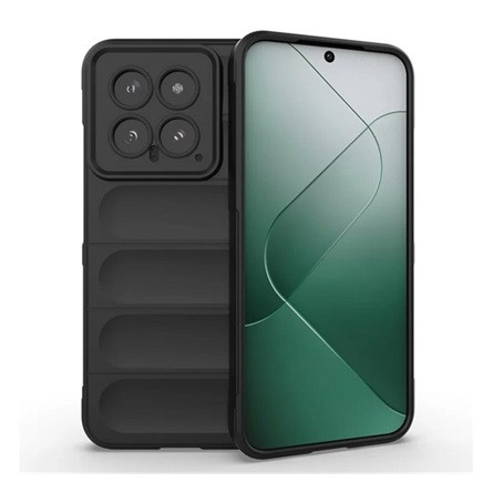 Gigapack Xiaomi 14 5G Gigapack Szilikon telefonvédő ütésállóság, 3D, FEKETE