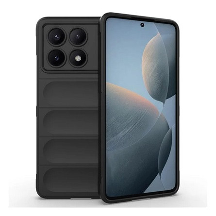 Gigapack Xiaomi Poco X6 Pro 5G Gigapack Szilikon telefonvédő ütésállóság, 3D, FEKETE