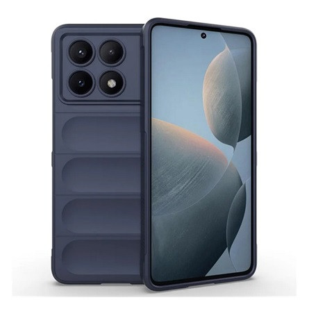 Gigapack Xiaomi Poco X6 Pro 5G Gigapack Szilikon telefonvédő ütésállóság, 3D, SÖTÉTKÉK