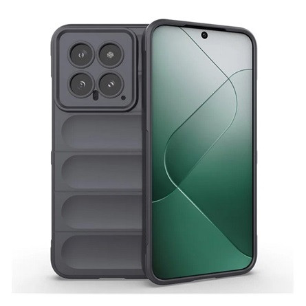Gigapack Xiaomi 14 5G Gigapack Szilikon telefonvédő ütésállóság, 3D, SÖTÉTSZÜRKE