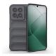 Gigapack Xiaomi 14 5G Gigapack Szilikon telefonvédő ütésállóság, 3D, SÖTÉTSZÜRKE