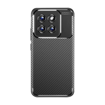 Gigapack Xiaomi 14 5G Gigapack Szilikon telefonvédő ütésállóság, karbon minta, FEKETE