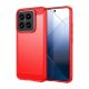 Gigapack Xiaomi 14 5G Gigapack Szilikon telefonvédő ütésállóság, karbon minta, PIROS