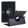 Gigapack Honor Pad 9 Gigapack Tok álló, bőr hatású FLIP, 360°, FEKETE