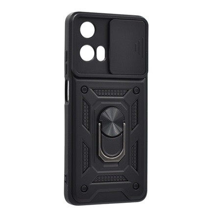 Gigapack Motorola Moto E14 4G Gigapack Defender szilikon telefonvédő ütésállóság, kameravédő, FEKETE