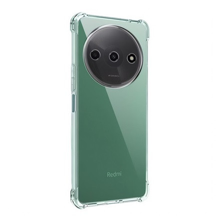 Gigapack Redmi A3 4G Gigapack Szilikon telefonvédő ütésállóság, légpárnás sarok, ÁTLÁTSZÓ