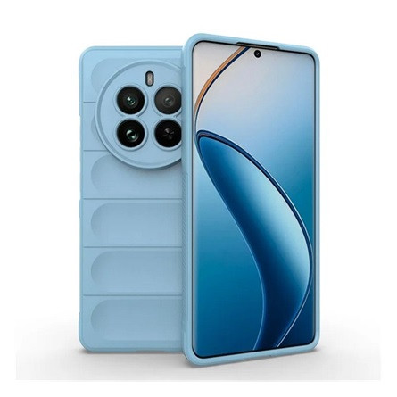Gigapack Realme 12 Pro Plus 5G Gigapack Szilikon telefonvédő ütésállóság, 3D, VILÁGOSKÉK