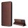 Gigapack ZTE Blade V40 Design Gigapack Tok álló, bőr hatású FLIP, prémium, BRONZ