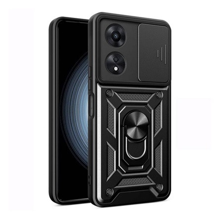 Gigapack Oppo A58 4G Gigapack Defender szilikon telefonvédő ütésállóság, kameravédő, FEKETE