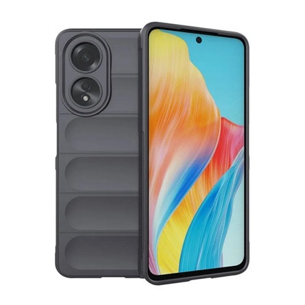 Gigapack Oppo A58 4G Gigapack Szilikon telefonvédő ütésállóság, 3D, SÖTÉTSZÜRKE