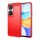 Gigapack Honor X7b 4G Gigapack Szilikon telefonvédő ütésállóság, karbon minta, PIROS