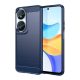 Gigapack Honor X7b 4G Gigapack Szilikon telefonvédő ütésállóság, karbon minta, SÖTÉTKÉK