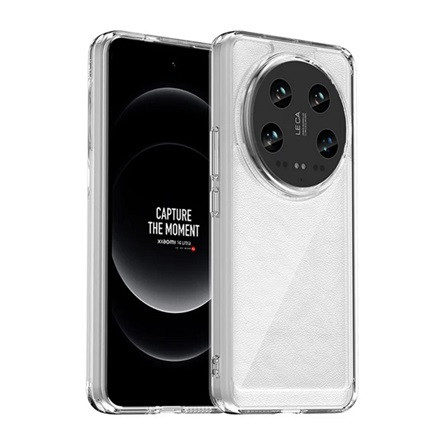 Gigapack Xiaomi 14 Ultra 5G Gigapack Szilikon telefonvédő ütésállóság, átlátszó hátlap, ÁTLÁTSZÓ