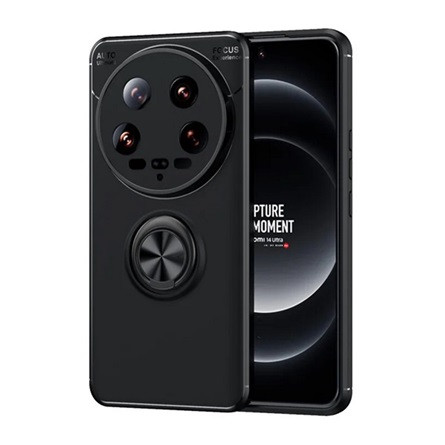 Gigapack Xiaomi 14 Ultra 5G Gigapack Szilikon telefonvédő asztali tartó, mágneses, FEKETE
