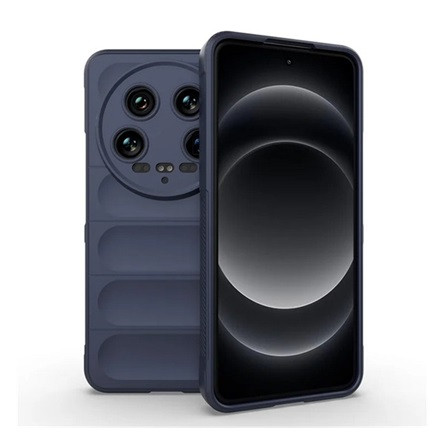 Gigapack Xiaomi 14 Ultra 5G Gigapack Szilikon telefonvédő ütésállóság, 3D, SÖTÉTKÉK