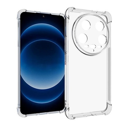 Gigapack Xiaomi 14 Ultra 5G Gigapack Szilikon telefonvédő ütésállóság, légpárnás sarok, ÁTLÁTSZÓ