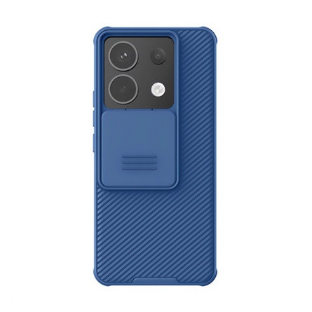 Nillkin Redmi Note 13 5G NILLKIN CAMSHIELD szilikon telefonvédő ütésállóság, csíkos, SÖTÉTKÉK