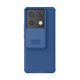 Nillkin Redmi Note 13 5G NILLKIN CAMSHIELD szilikon telefonvédő ütésállóság, csíkos, SÖTÉTKÉK